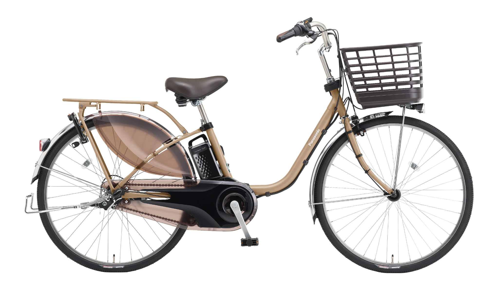 パナソニック 25 ビビ・MX 26型 マットモスグリーン 電動アシスト