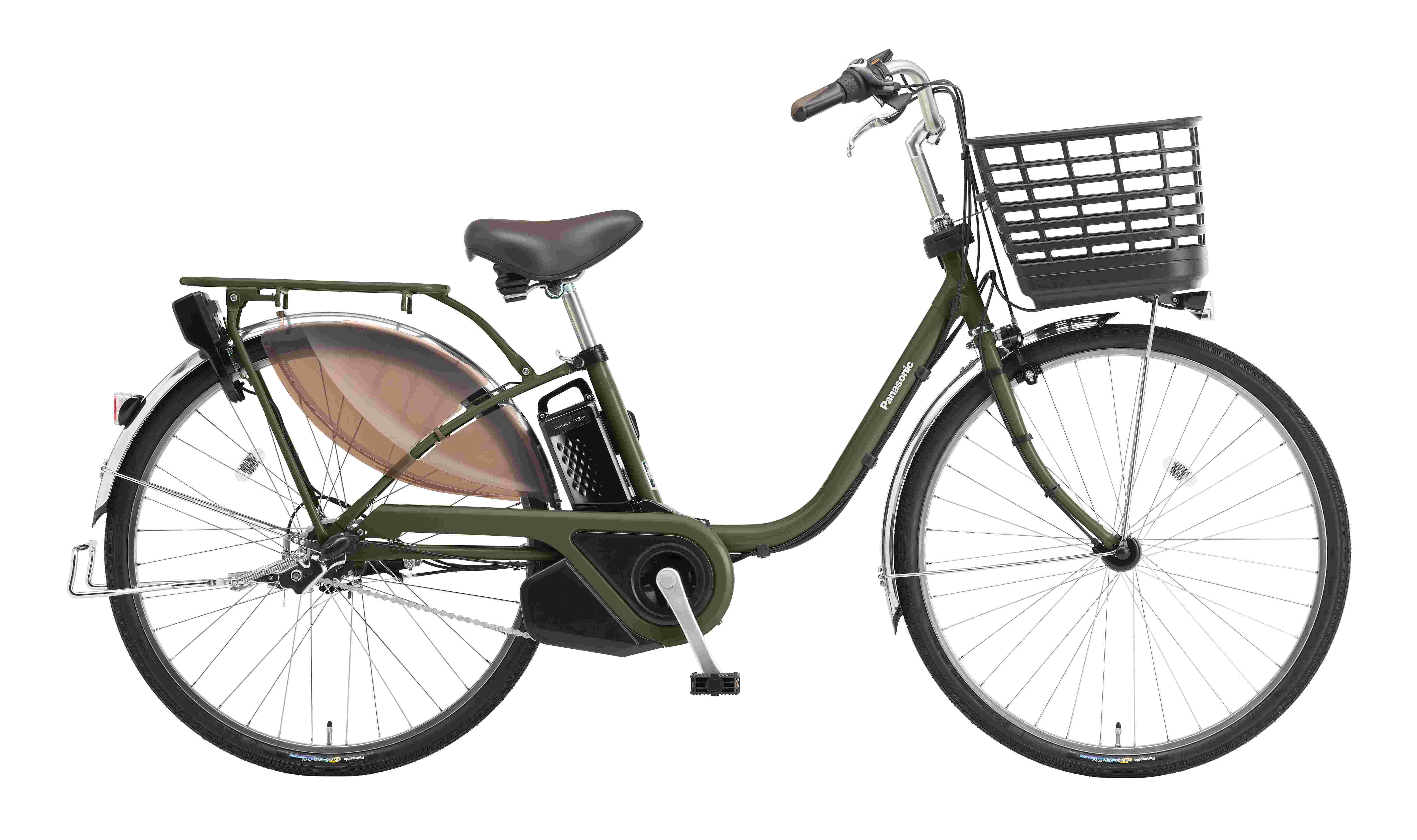 1年保証 新品部品多数　パナソニック　20インチ　カーキ色　電動アシスト自転車 1年保証 新品部品多数 パナソニック 20インチ カーキ色 電動