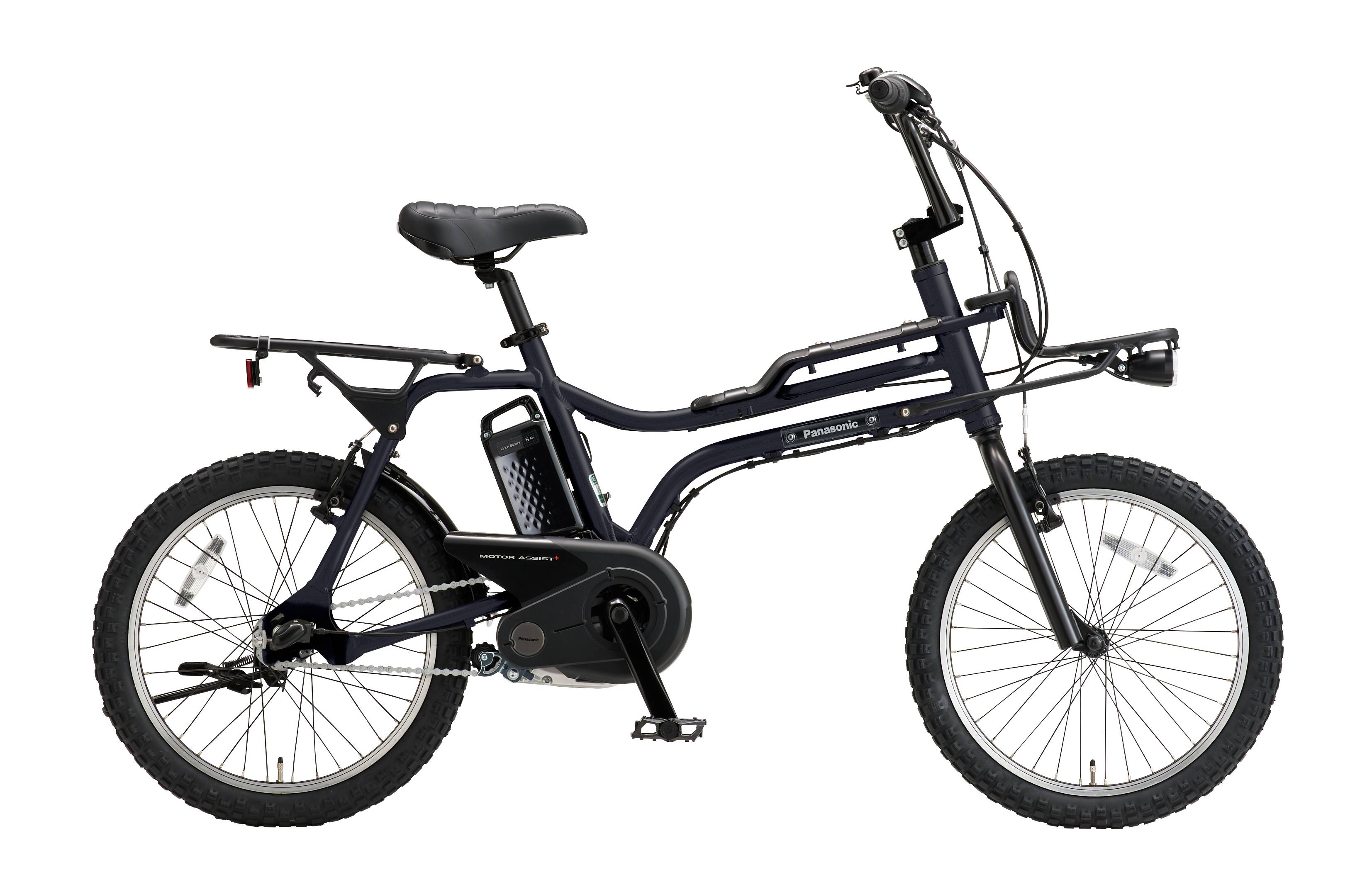 パナソニック 25 EZ 20型 デニムブルーXブラック 電動アシスト BMX
