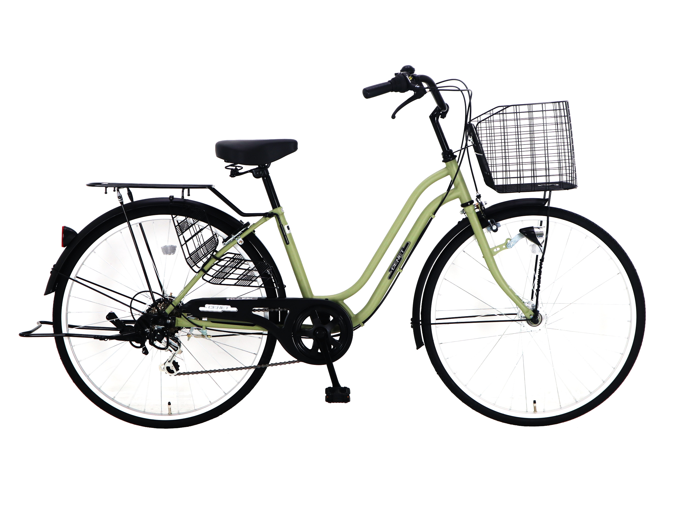 取引成立受付終了TOPVALU STANDARD TOWN BICYCLE内装3段変速LEDオートライト27インチ TOPVALU[トップバリュー]standard town bicycle 27吋軽快車 アルミ