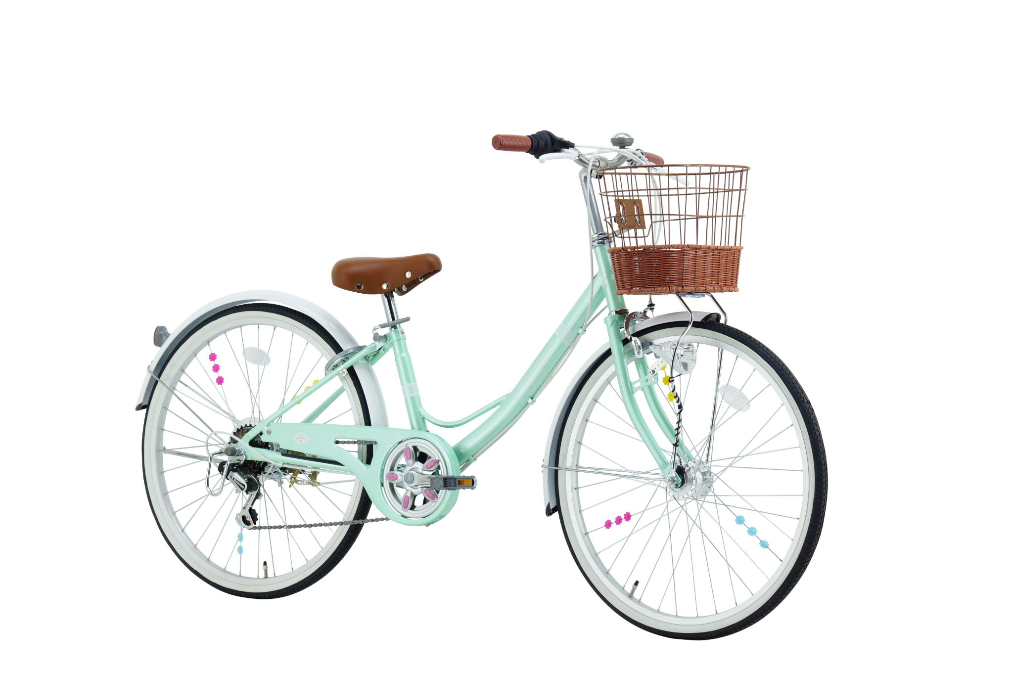 サカイサイクル ミルフィーユ・ファム 24型 グリーン 子供 ジュニア