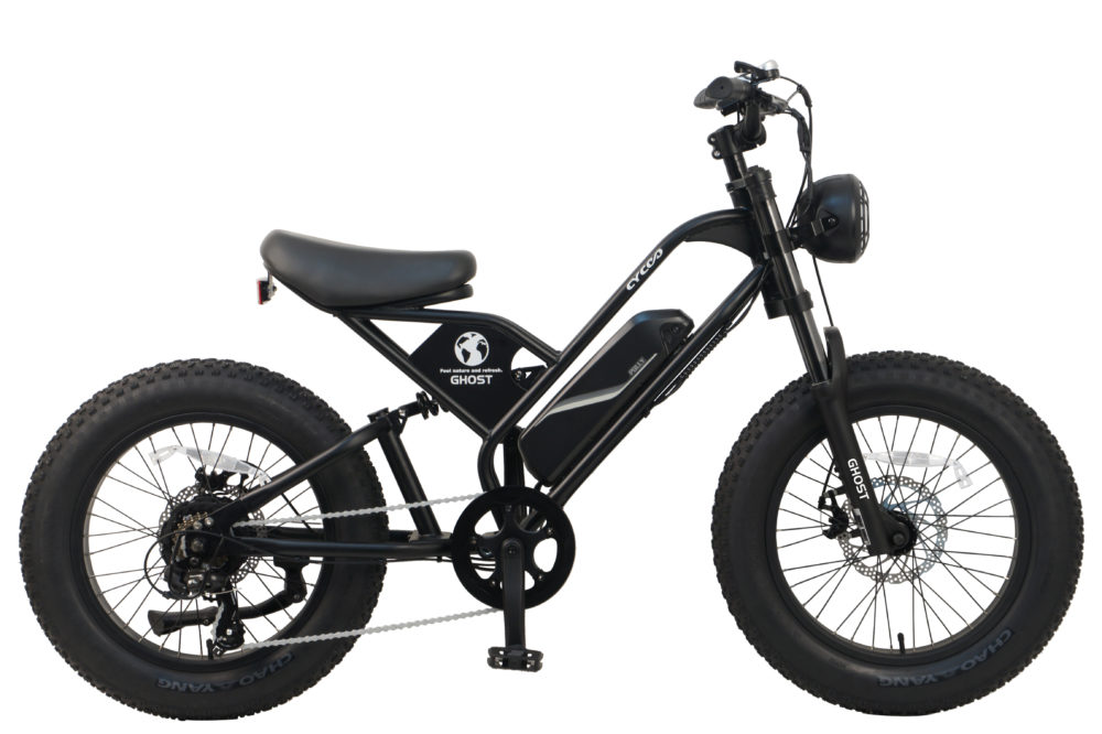 【新車】電動アシスト自転車　GHOST マットカーキ　公道走行可能　大阪 CYCOO GHOST(ゴースト) FATBIKE 20型 マットカーキ 電動アシスト