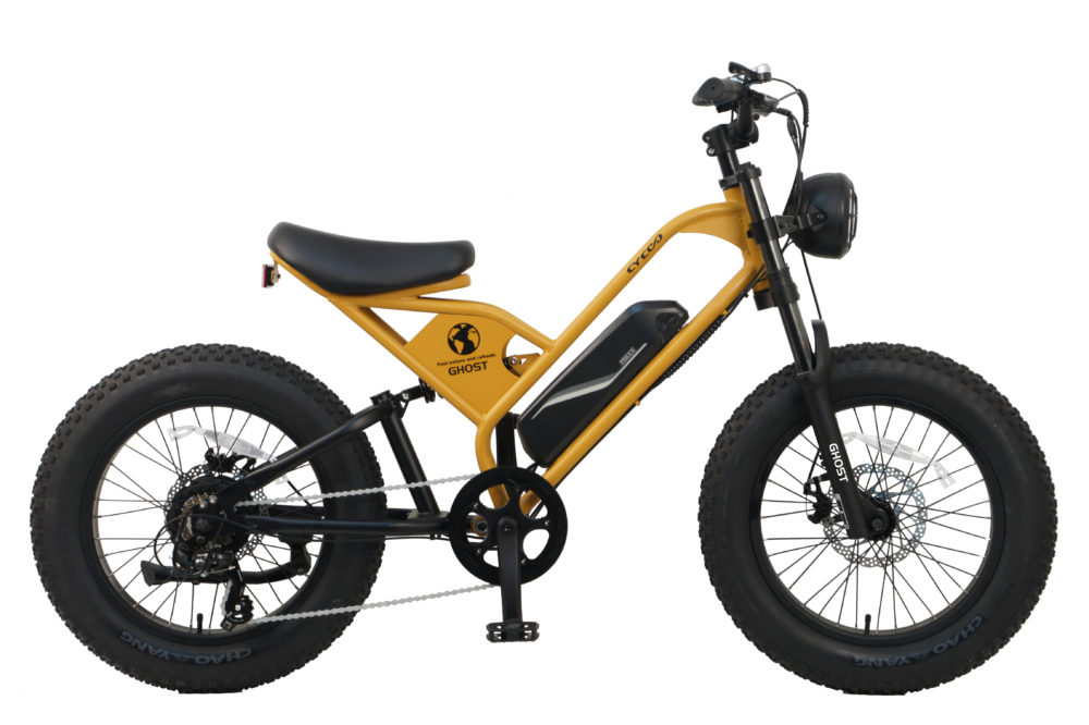 CYCOO GHOST(ゴースト) FATBIKE 20型 マットカーキ 電動アシスト