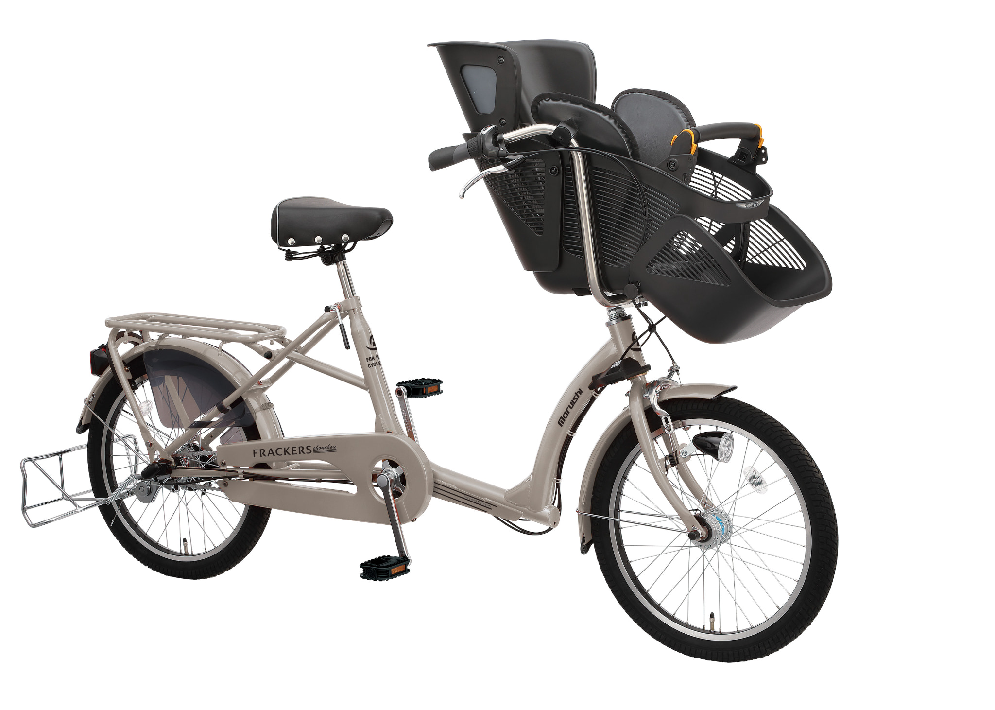 丸石サイクル ふらっかーずシュシュ 20型 グロスピンクブラウン  