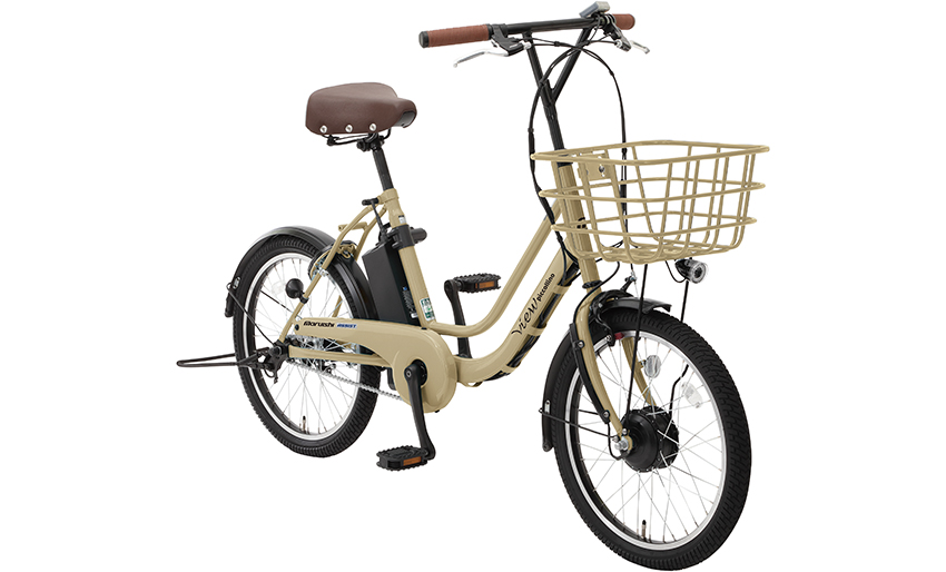 マルイシ ビューピッコリーノ 20型 マットライトオリーブ 電動アシスト