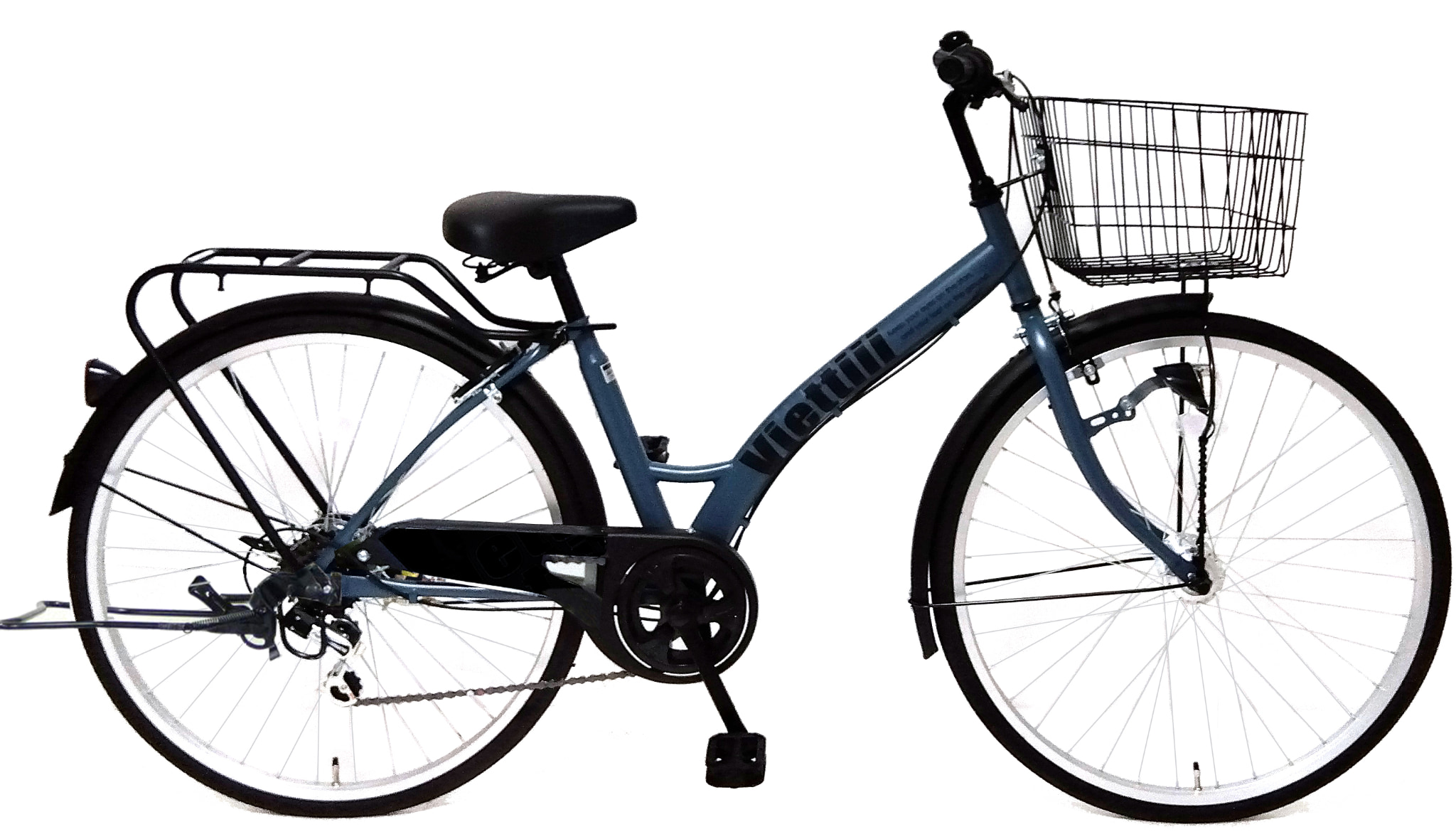 玉越工業 ヴィエッティロー 26型 マットオリーブ シティサイクル