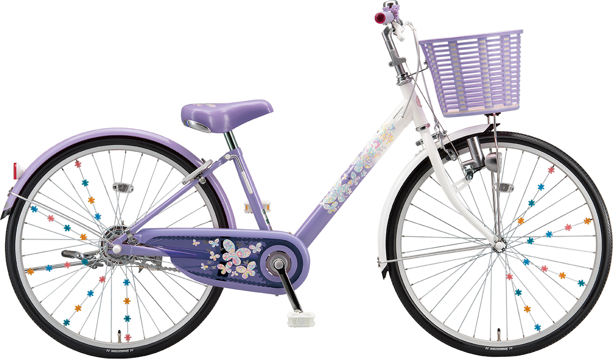 ブリヂストン エコパル 20型 ラベンダー ジュニアサイクル 子供車 