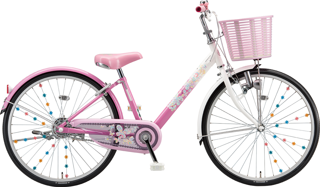 ブリヂストン エコパル 22型 ラベンダー ジュニアサイクル 子供車