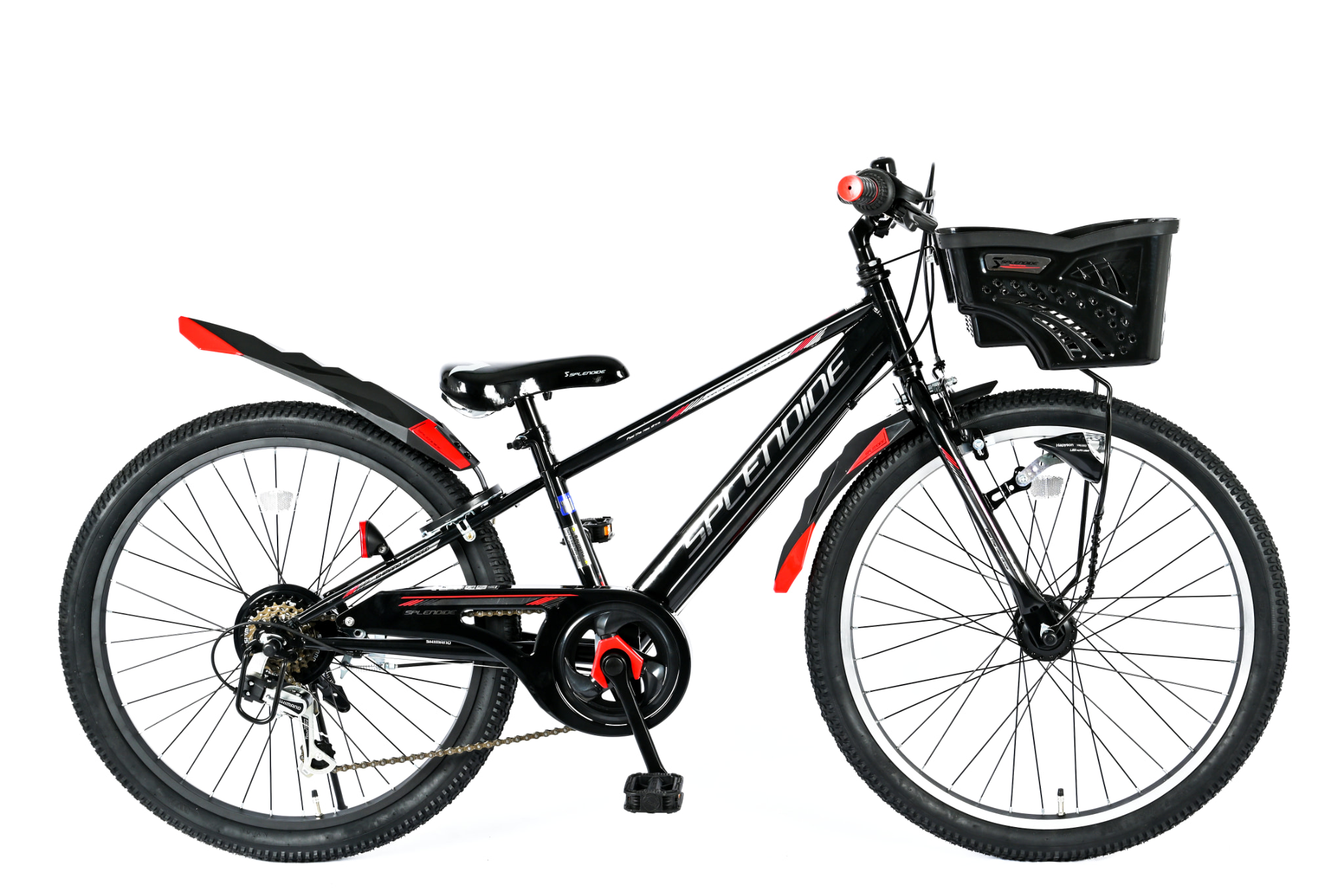 自転車 SPLENDIDE 27インチ 変速付き 黒系 自転車