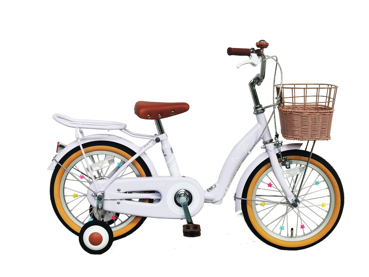 ブリヂストン キッズサイクル 青・黒 前カゴ付き 子供自転車 22 インチ