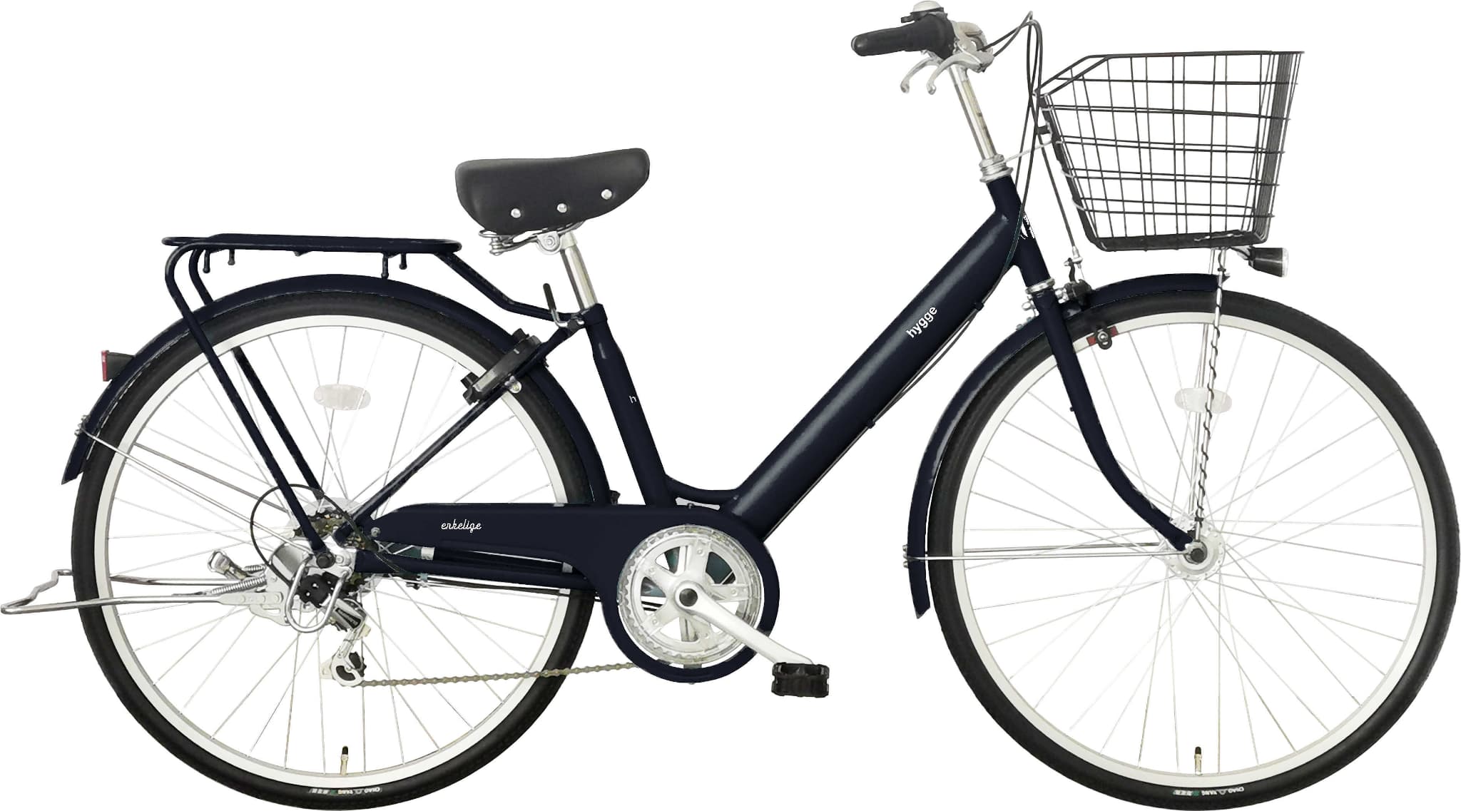 hygge[ヒュッゲ] 27吋ファッションシティーサイクル 外装6段/LED