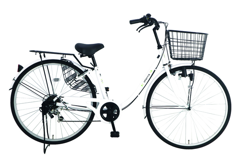 クロスバイク　トレーディア　カイザー　700×28c クロスバイク 700×28C型 カイザー マットブラック×ゴールド [6段変速