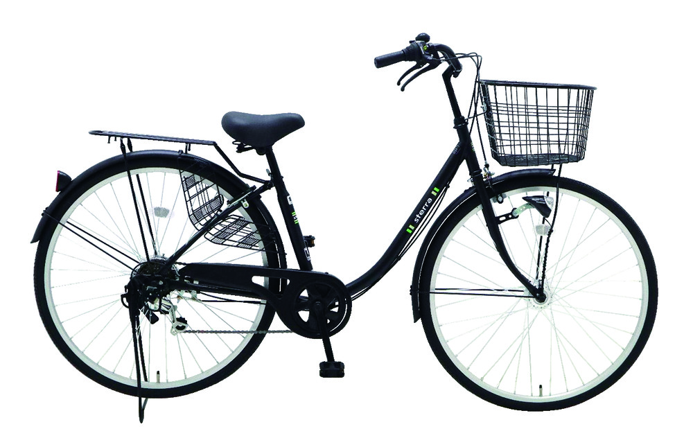 【引取限定】27インチ自転車 本体　福岡、佐賀、熊本、長崎 トレーディア ステラファミリー オートライト 27型 MTネイビー