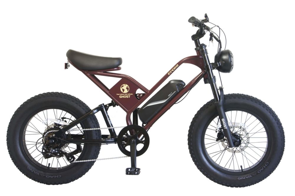 CYCOO GHOST（ゴースト） FATBIKE 20型 マットマッハブラック 電動