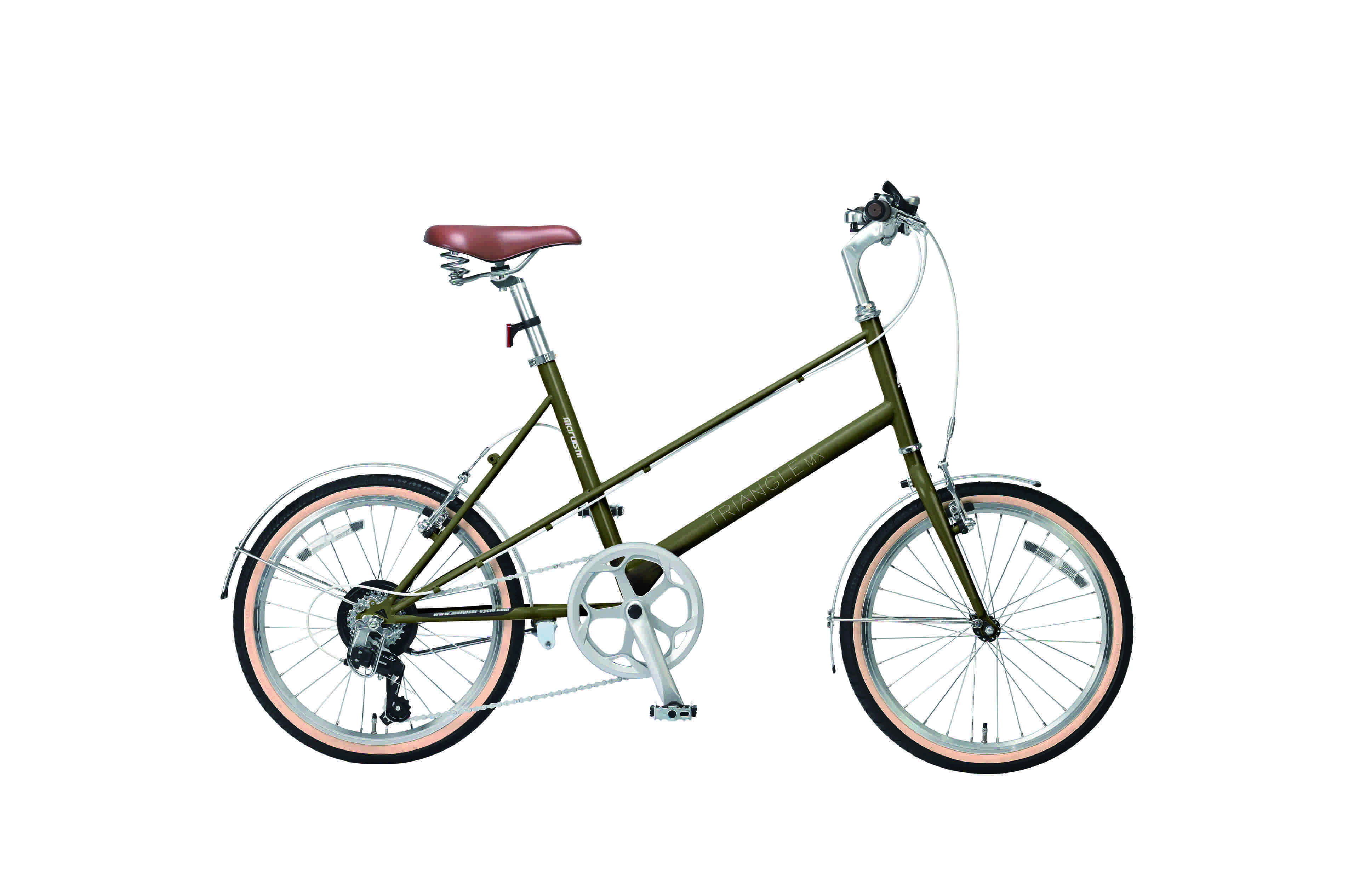 丸石 26 トライアングルMX 20型 スチールグレー 外装6段 ミニベロ