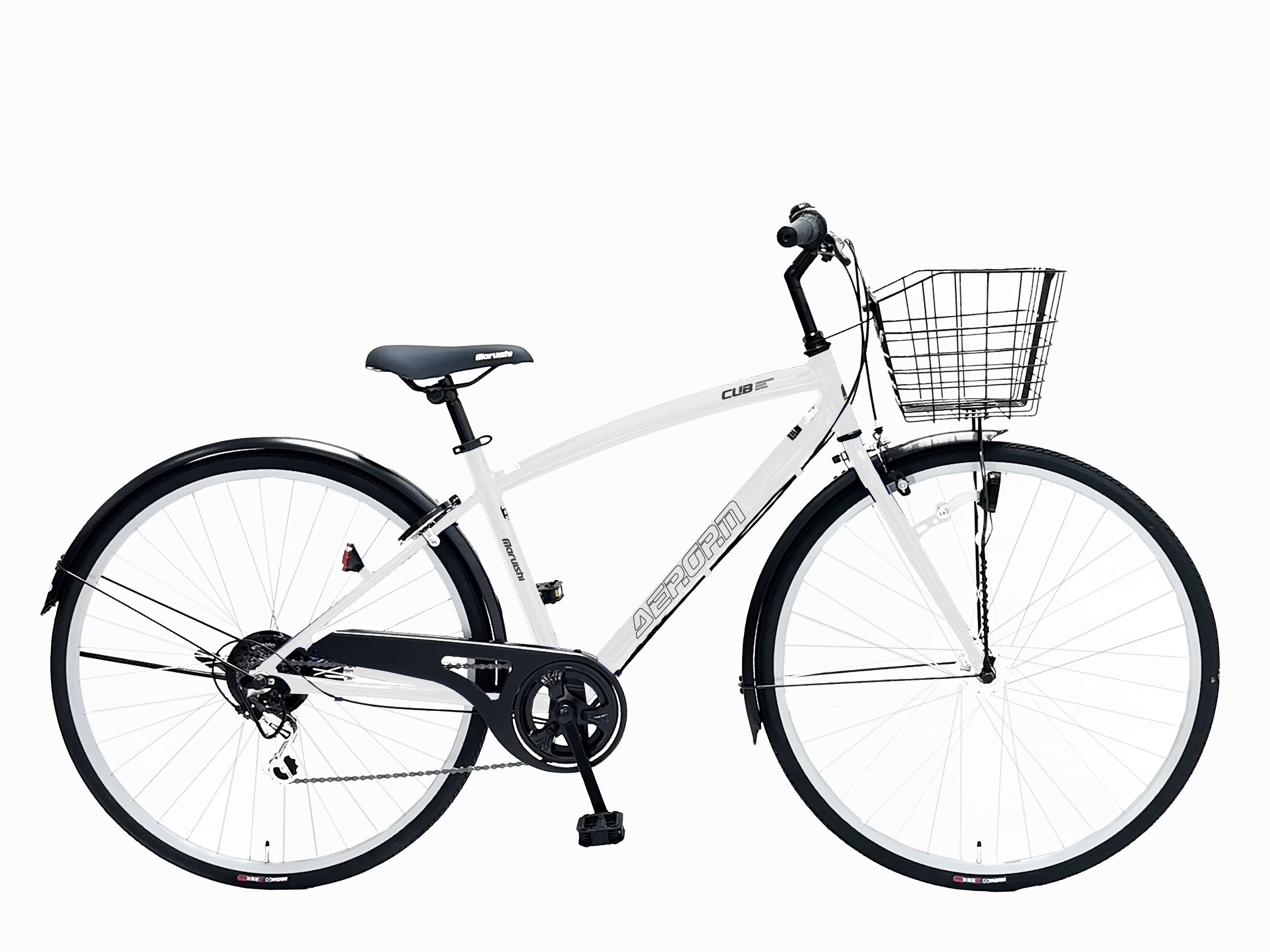 丸石 エアローム 27型 マットブラック 外装6段 LEDオートライト シティ