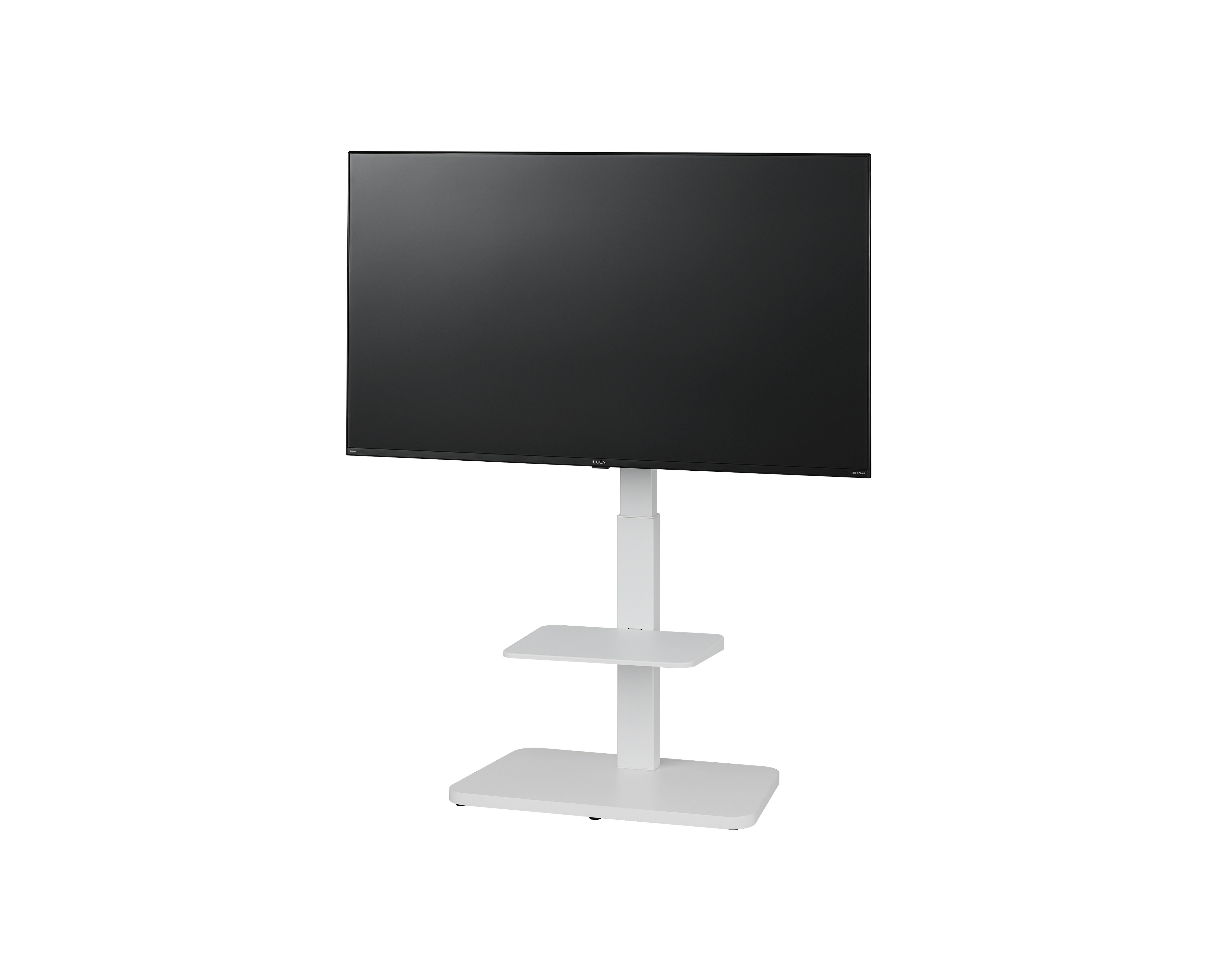 アイリスオーヤマ スタンドテレビ台 スタンドテレビ台 UTS-700R-BO ブラックオーク:アイリスオーヤマ