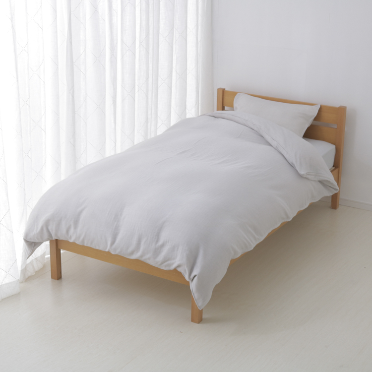 掛ふとんカバー 無印良品 ダブル 値下げ‼️ 無印良品 麻平織 掛け