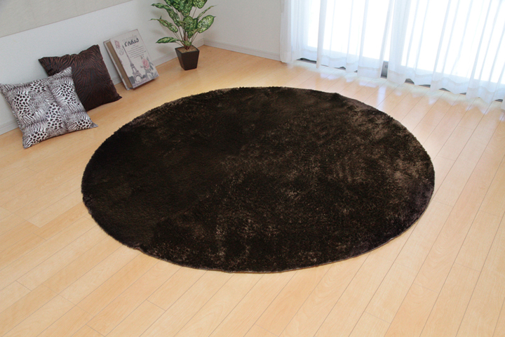 イケヒコ ラグ カーペット 無地 シャギー調 選べる7色 『ラルジュ