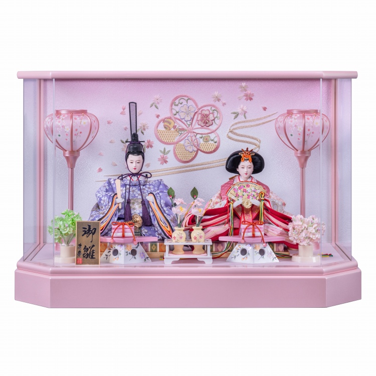 〇 超美品！ 寿慶 五人ケース飾り ひな人形 〇 〇 超美品！ 寿慶 五人ケース飾り ひな人形 〇