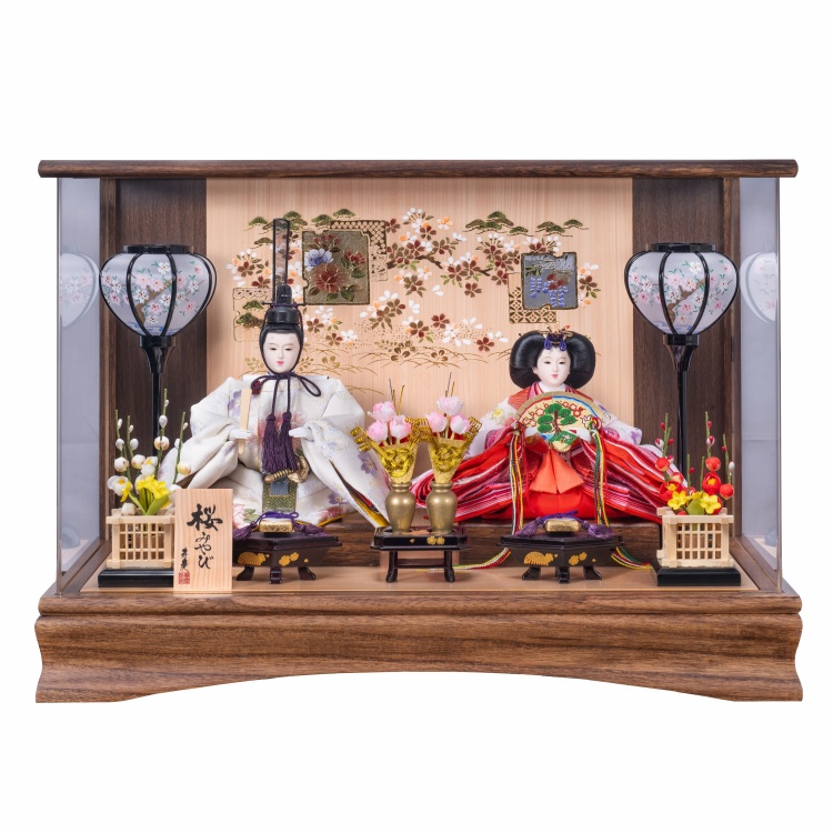 吉德 五人ケース飾り 「春風」 ひな人形 雛人形 4979866843730 | イオンスタイルオンライン 衣料品・暮らしの品をネットでお買物