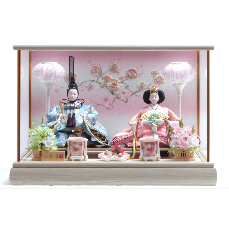 雛人形 久月 桃小町 親王収納飾り 雛人形 久月 ひな人形 雛 ケース飾り
