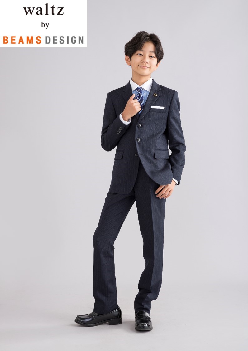品数豊富! waltz by BEAMS DESIGN シャドーストライプスーツ ネイビー