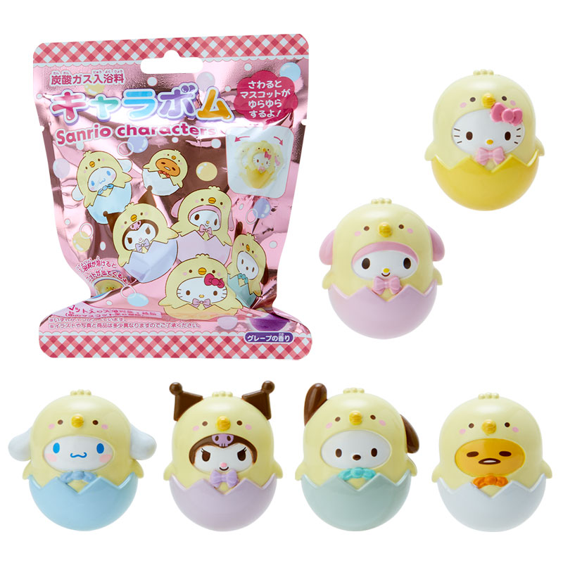 サンリオ キャラクターミックス キャラボム ゆらゆらひよこ 炭酸ガス