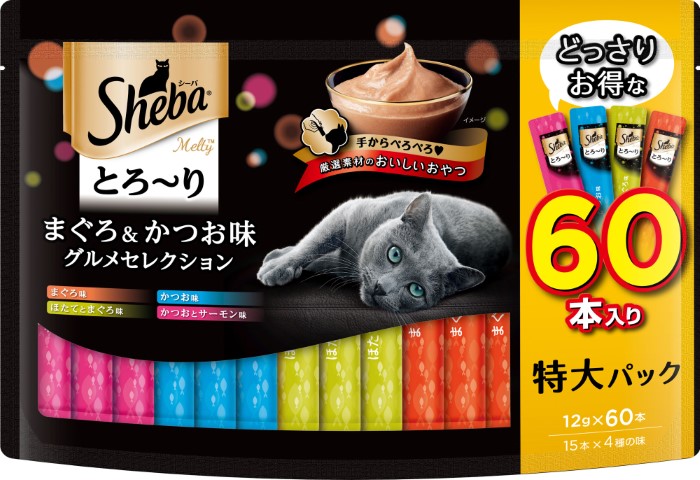シーバ とろ～りメルティ とりささみ味＆海の幸グルメセレクション 12g