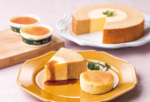 菊家 ゆふいん創作菓子 ぷりんバーム 半熟チーズケーキセット イオン九州オンライン