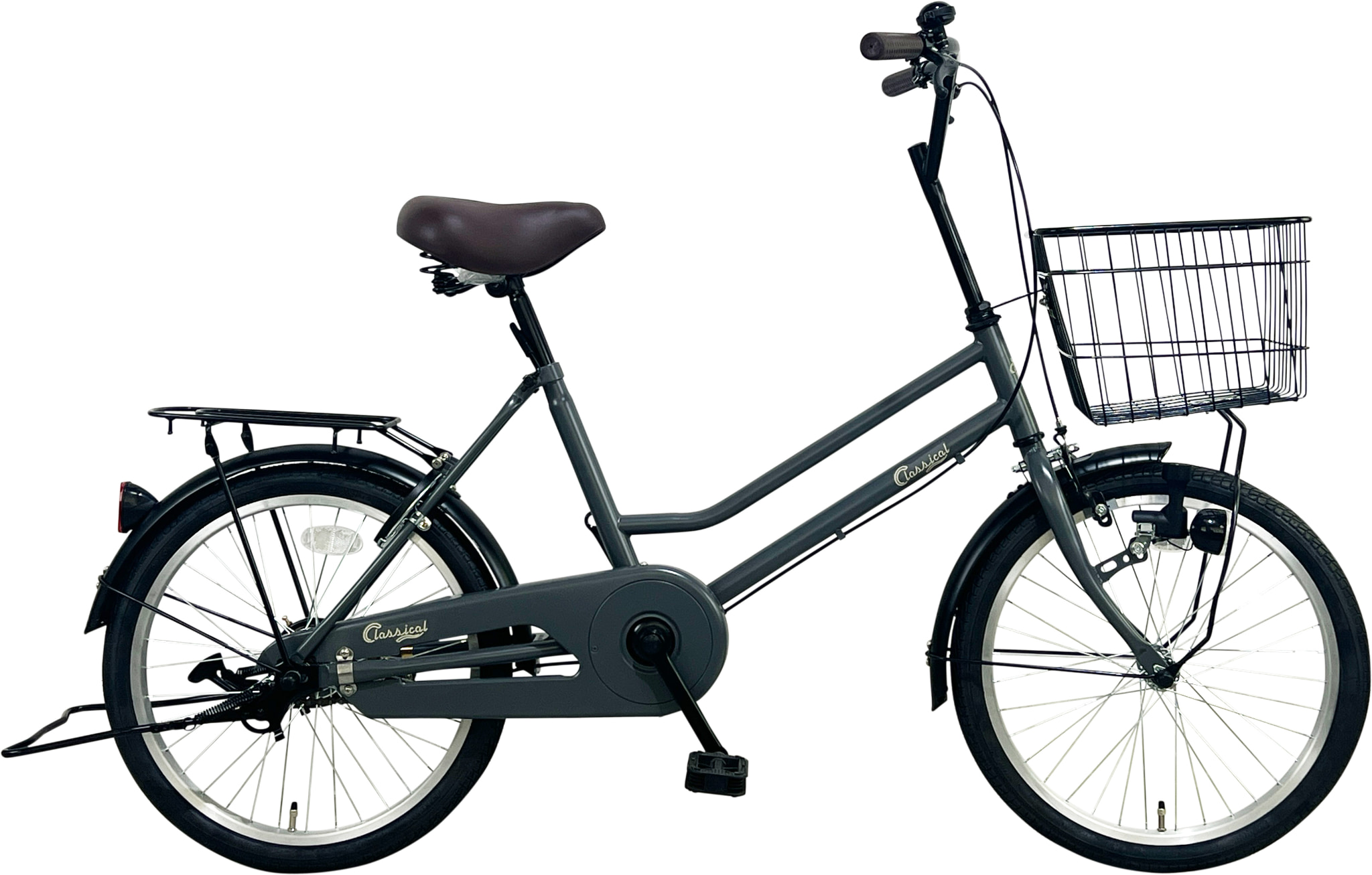 限定25台】大日産業 クラシカルミニ 20型 マットグレー 小径車