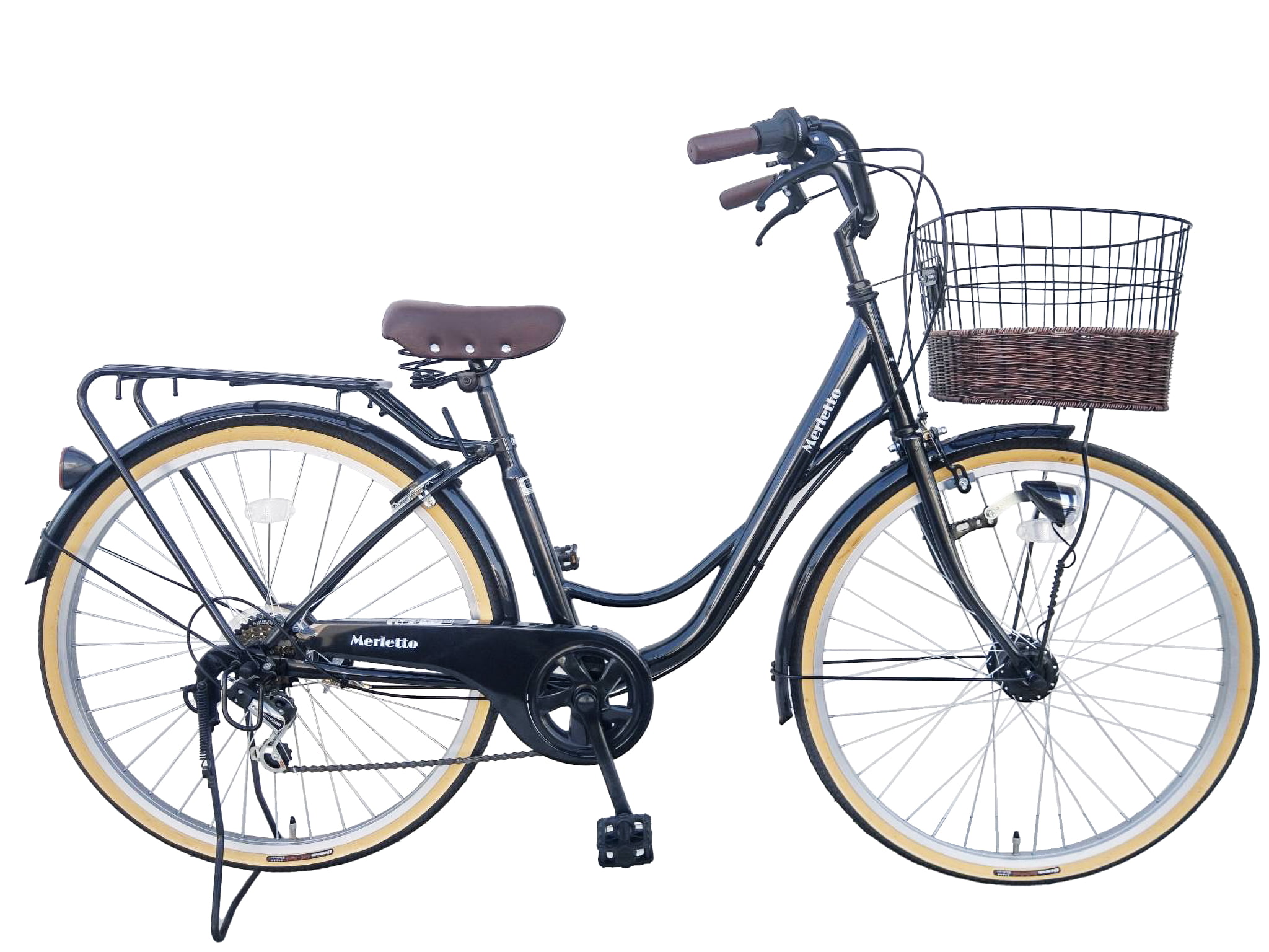 エンドウ メルレット 27型 ブラック ママチャリ 軽快車 ファミリー 