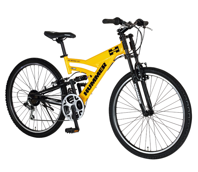 HUMMER マウンテンバイク イエロー HUMMER 9/5-7 ポイント+5% ハマー 26インチ マウンテンバイク DH