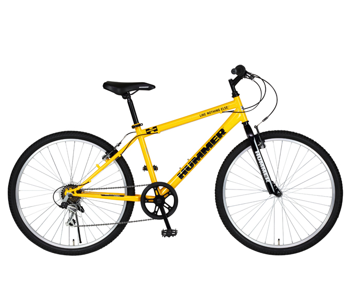 HUMMER マウンテンバイク イエロー　電動自転車　高崎引き取り　定価15万円 HUMMER ATB27.5-6S 27.5型 イエロー ジュニア 子供 マウンテンバイク