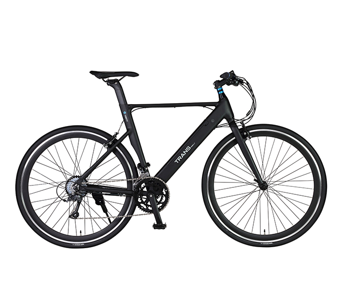 ※値下げ！【直接引渡限定】電動アシスト e-UNITY7016 16段変速 TRANS MOBILLY E-UNITY7016 700C ブラック 電動アシスト