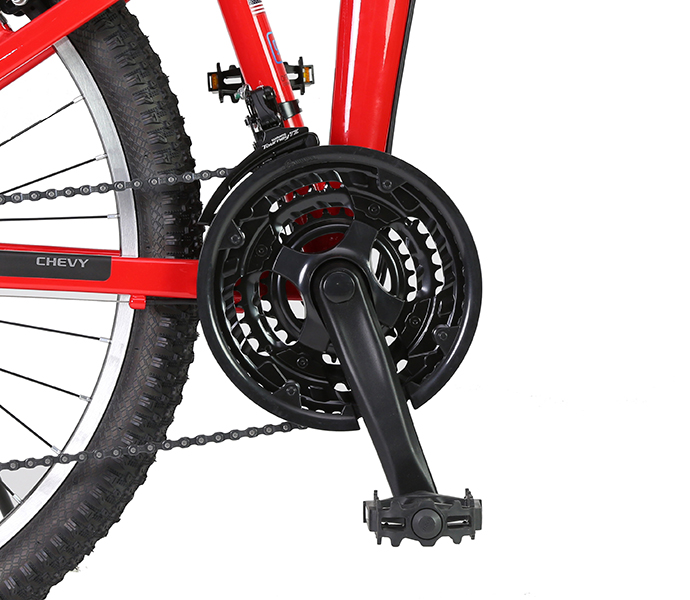 CHEVROLET AL-MTB2621Fsus 26型 レッド マウンテンバイク