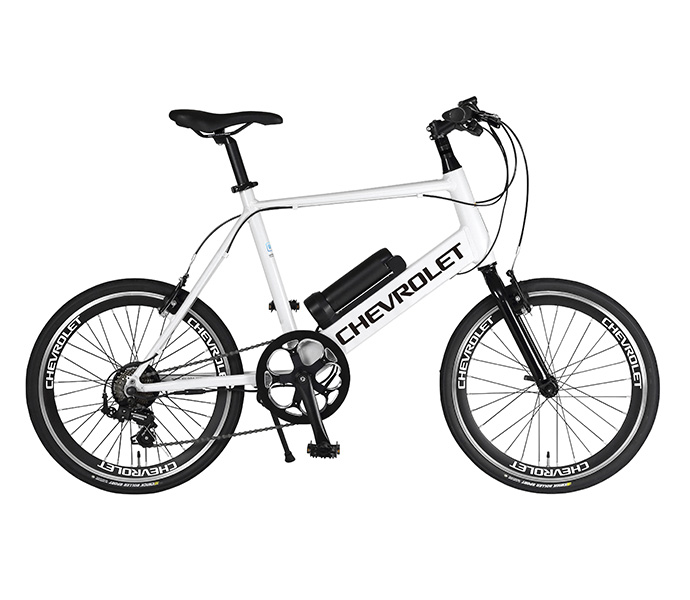 ★新品未使用★ミニベロ★Hold On★電動アシスト自転車★ホワイト★ CHEVROLET E-MAGIC207AD 20型 ホワイト 電動アシスト ミニベロ