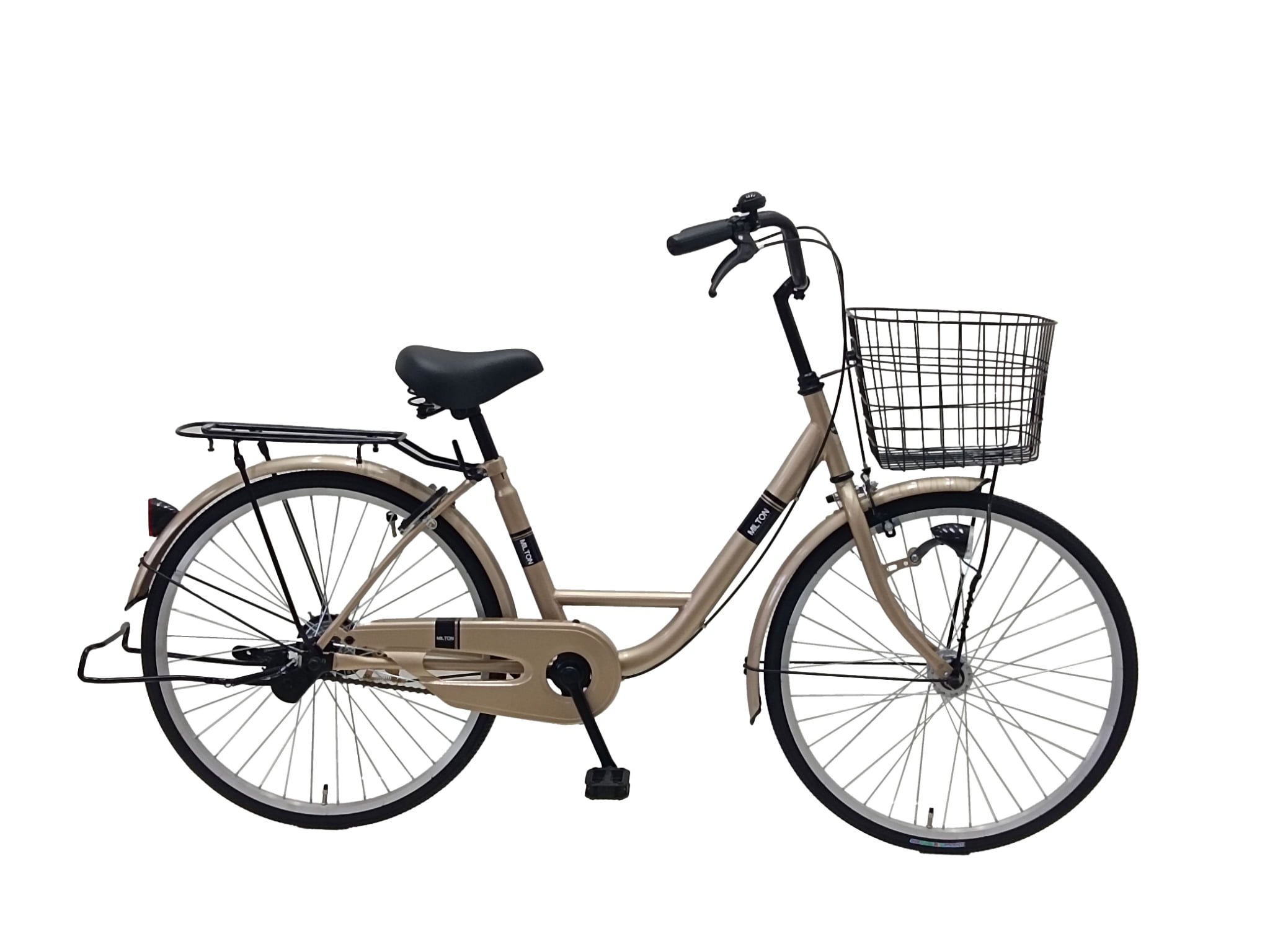 サイモト自転車　ミルトン240軽快HD 24インチ　LED オートライト サイモト ミルトン 26型 シャンパンゴールド ファミリー | 【公式