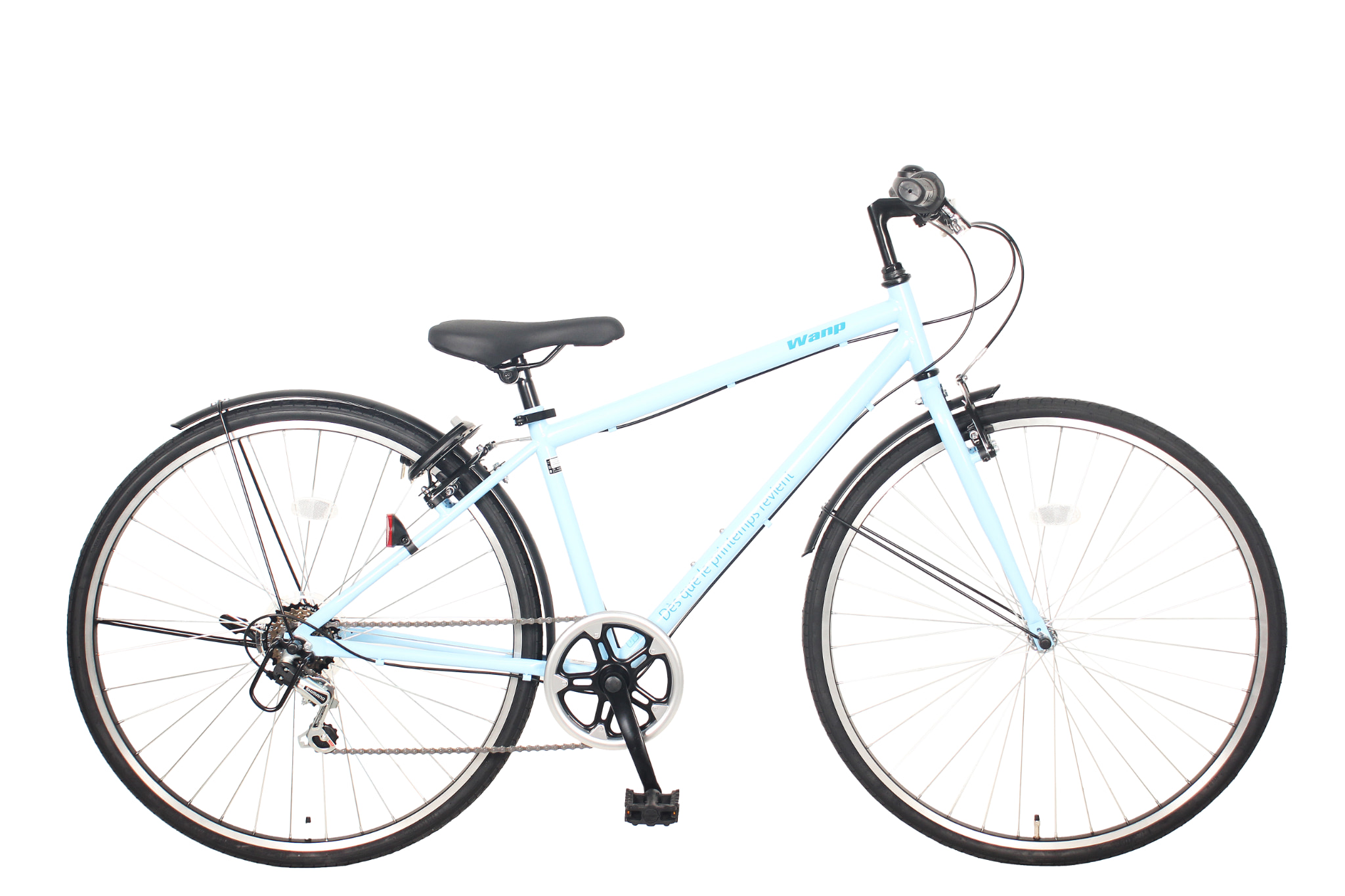 サイモト自転車 WANP(ワンプ) 700C ブルー クロスバイク | 【公式