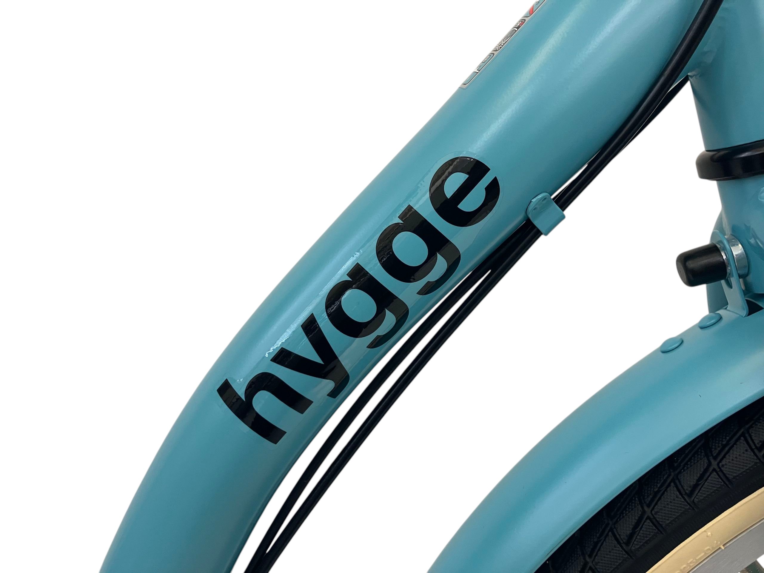 hygge テアテ 24型 マットブルー ファミリーサイクル ママチャリ お 