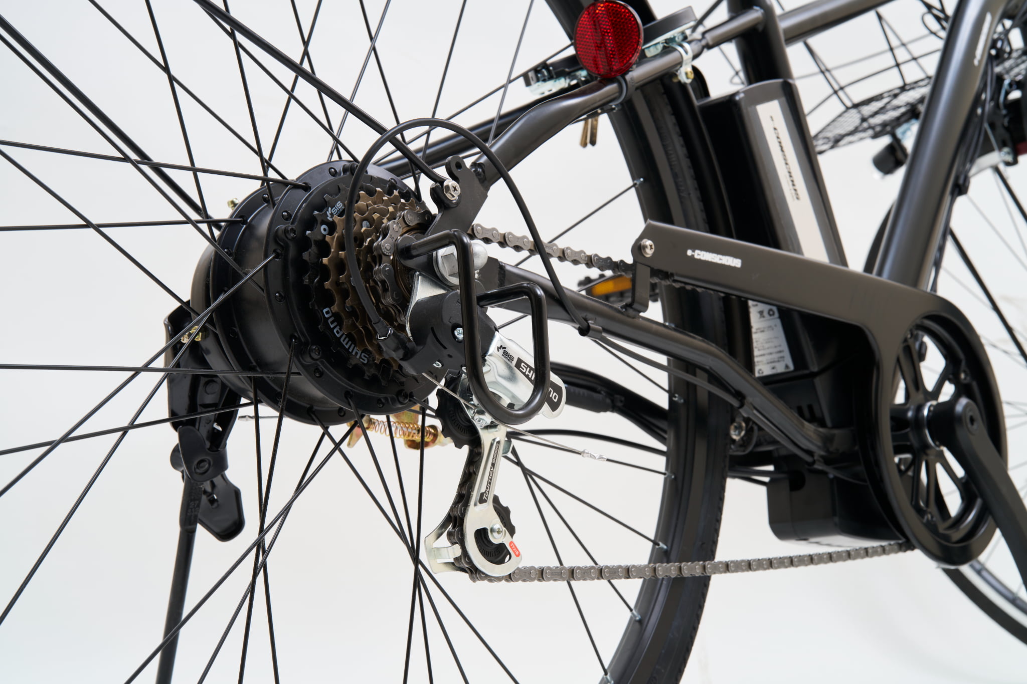 サイモト イーコンシャス クロス 700C マットシルバー 電動アシスト 