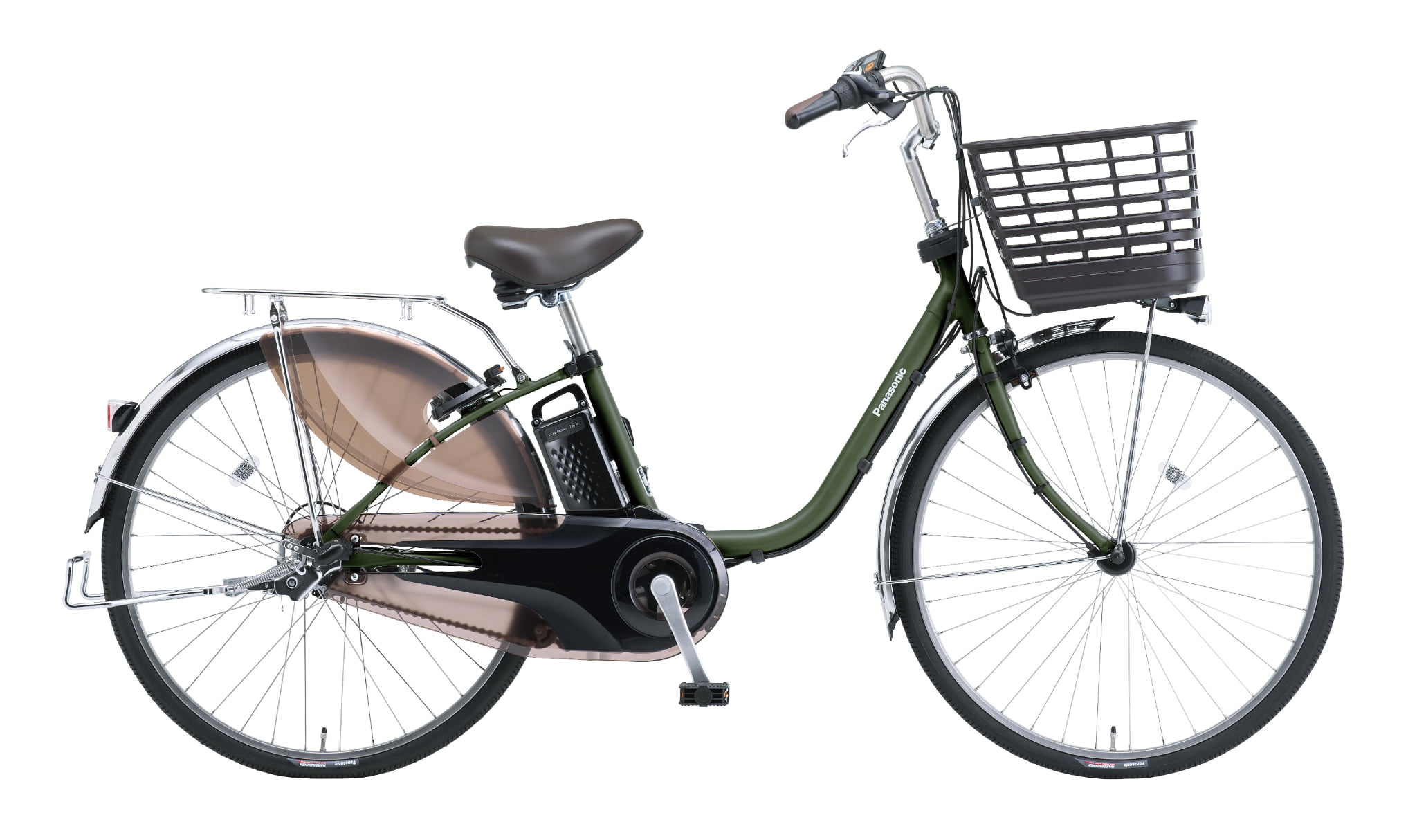 パナソニック 2025 ビビ・DX 26型 マットモスグリーン 内装3段 電動