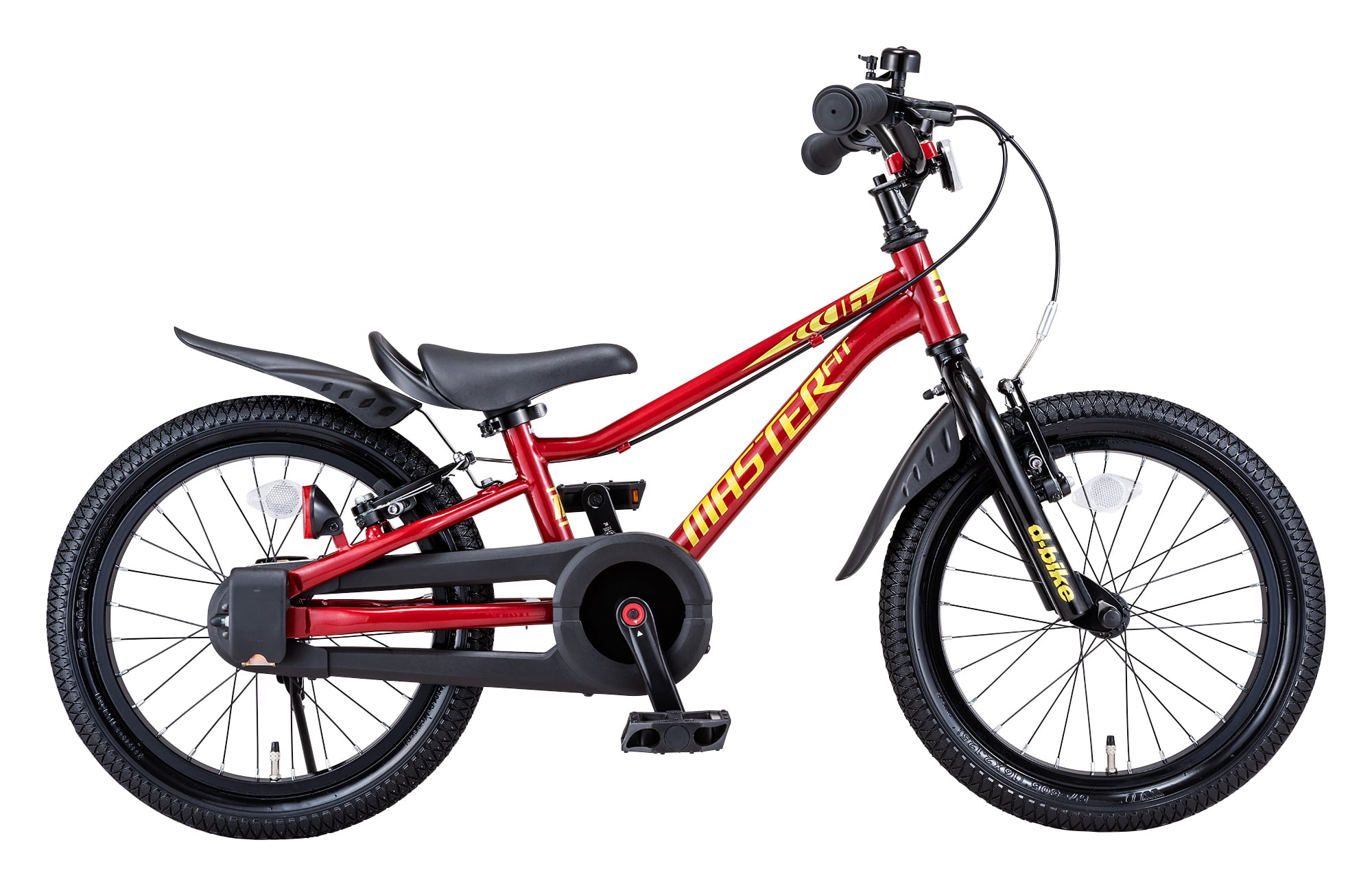 d'bike キッズバイク 赤 スタンド付き アイデス ディーバイクマスターフィット 16型 レッド キッズ