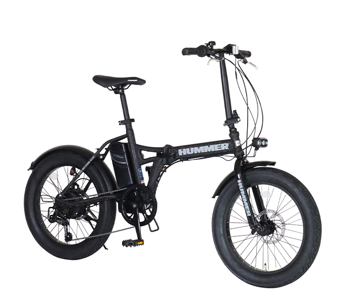HUMMER E-FAT206（BAA) 20型 ジェットブラック 外装6段 電動アシスト
