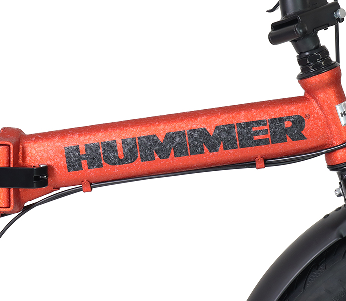 HUMMER E-FAT206（BAA) 20型 ラバオレンジ 外装6段 電動アシスト