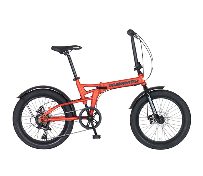 極太タイヤ Hummer ファットバイク bmx HUMMER FDB206FAT-BIKE が街