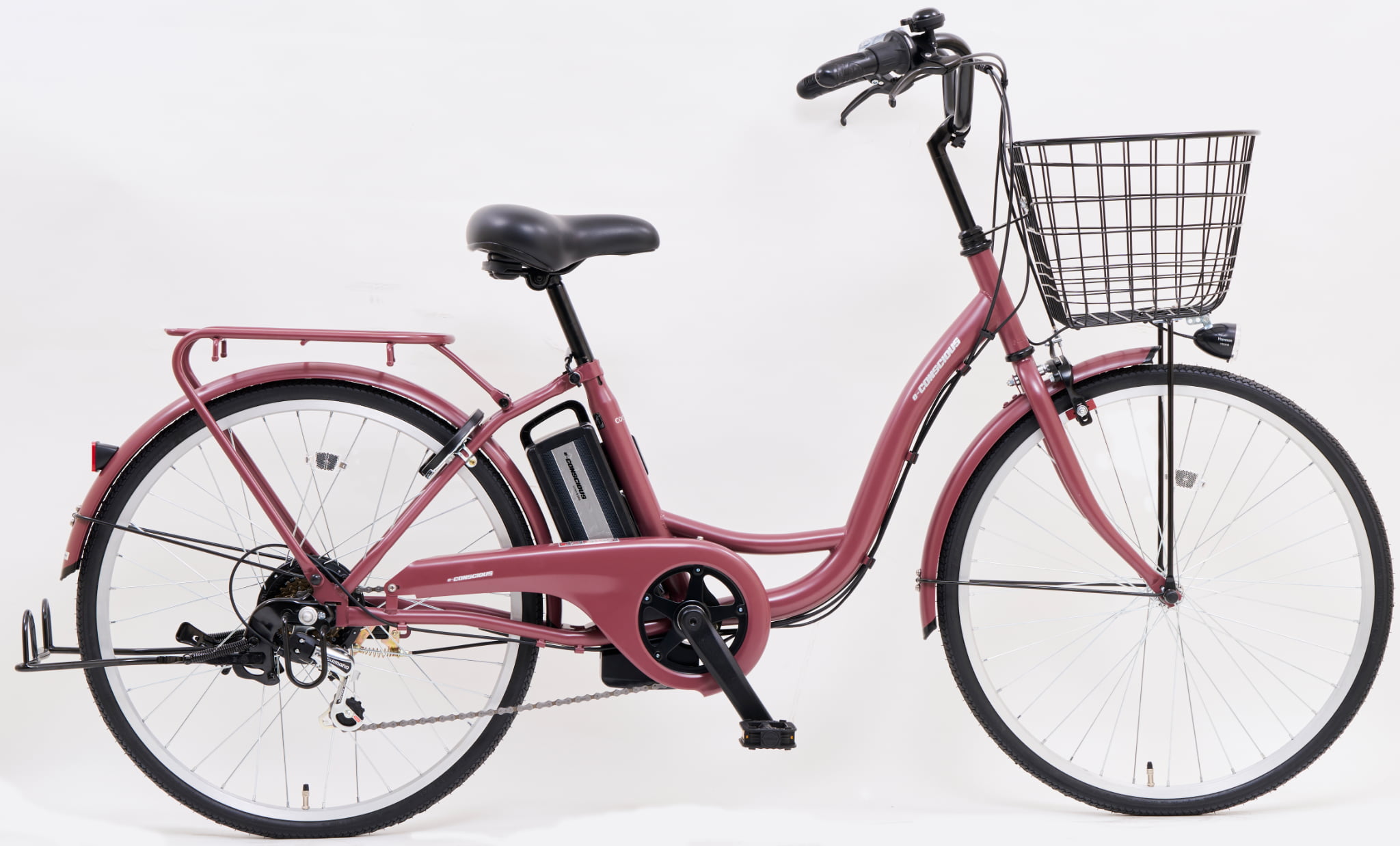 ◆電動アシスト自転車サイモト社製イオン限定モデル.アレグレス27インチ◆ 10台限定】サイモト イーコンシャス ココット 24型 マットチェリー