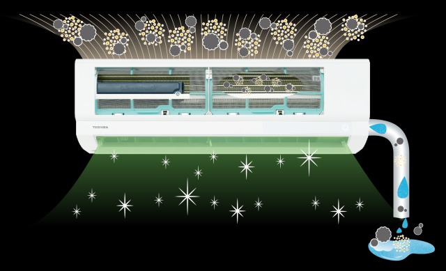 エアコン工事は安心の電気工事士にお任せ♪大型10畳用！プラズマイオン機能！工事付き！保証付き！配送込！取り外し無料！エリア限定 配達専用】東芝 【大清快】プラズマ空清＋マジック洗浄熱交換器搭載