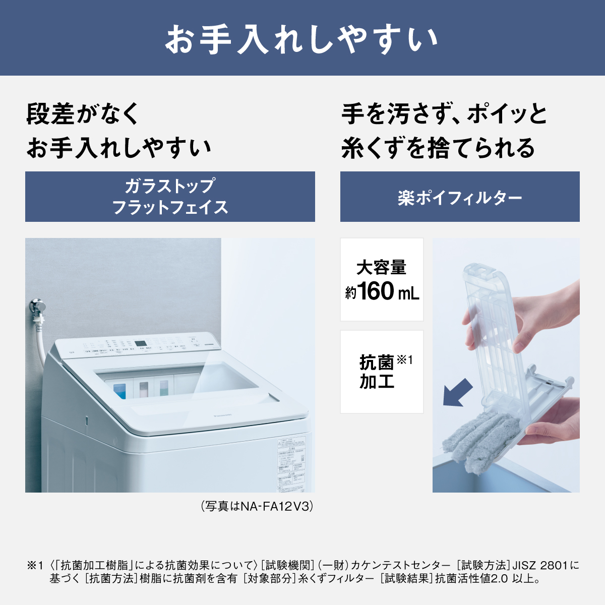 配達専用】Panasonic 8.0kg全自動洗濯機【インバーター