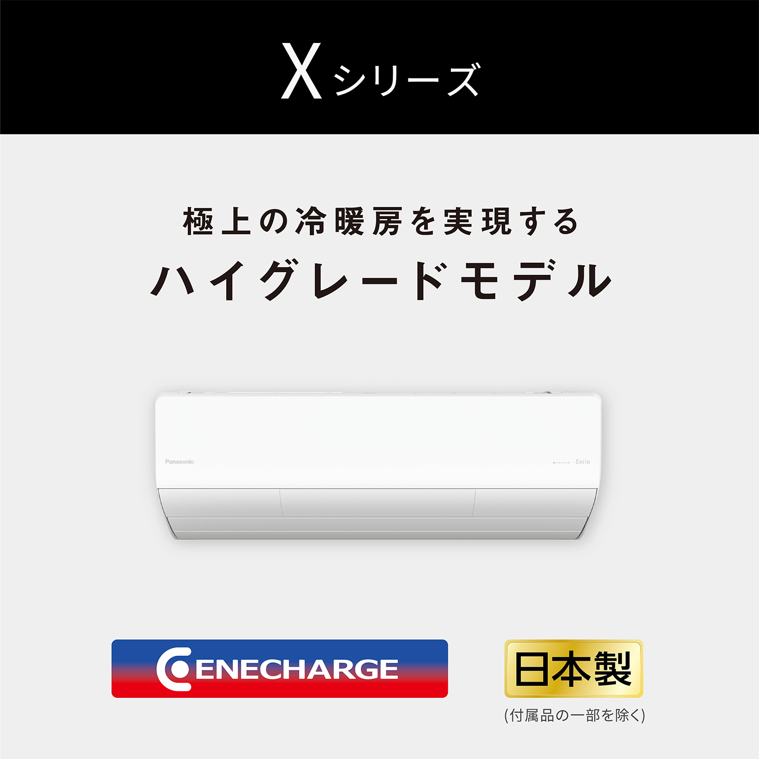 九州で5点限り】【配達専用】Panasonic 【Eolia】ナノイーX（48兆